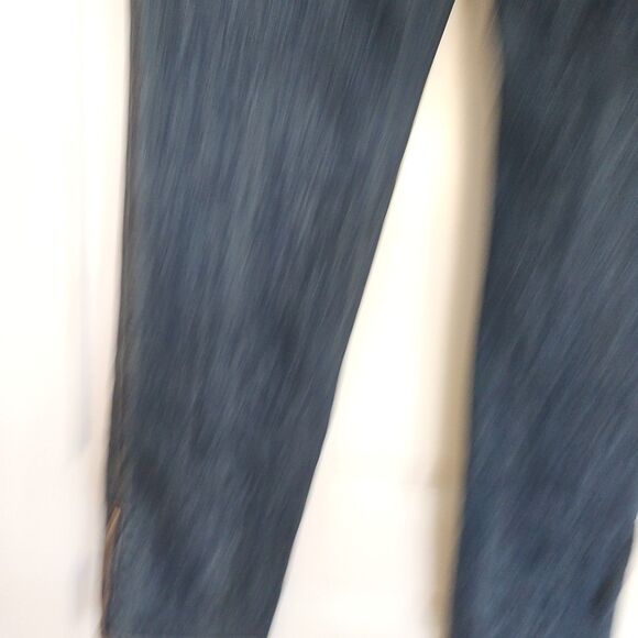 St John Sport Jeans Straight Leg Stretch High Rise Blue Womens 8 - Picture 3 of 6